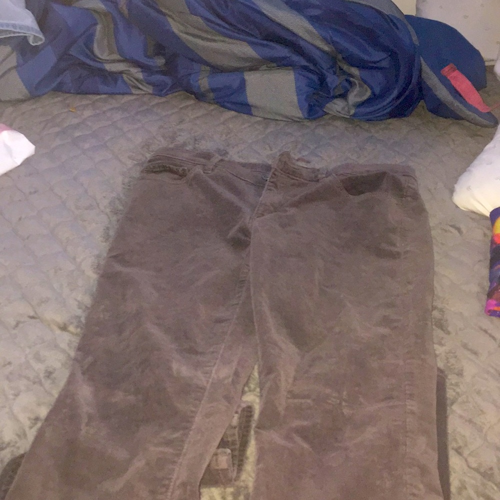 Grayish pants